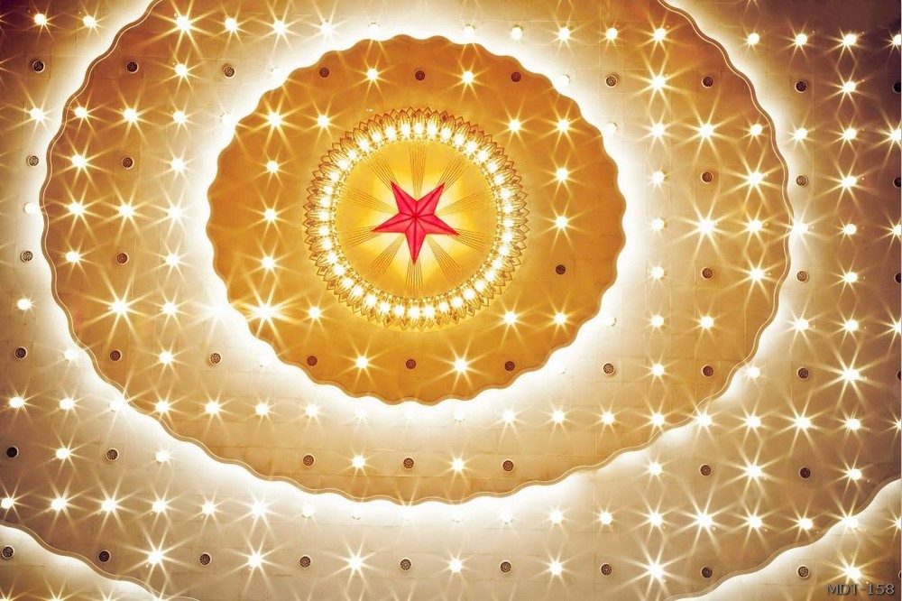 Mẫu dán trần họa tiết MDT-158